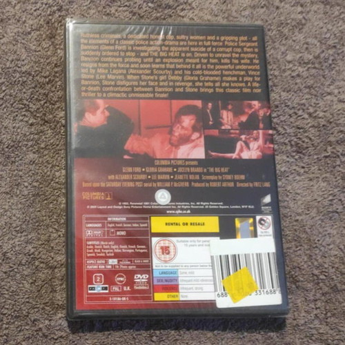 The Big Heat DVD new with subtitles