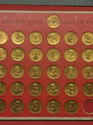 Νομίσματα συλλεκτικά σαν καινούργια, σετ 35 με πρόεδροι ΗΠΑ