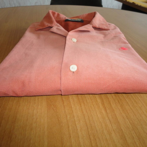 Scotch & Soda men's shirt short sleeve size M like new, orange