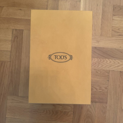 Tod's leather loafers size 40.5 like new, black patent leather