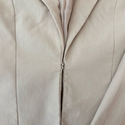Stradivarius beige mid-length jacket like new, size XS