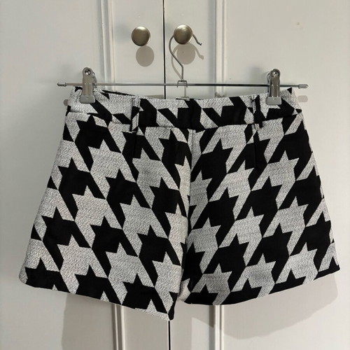 River Island shorts with houndstooth pattern, size 10 petite, like new
