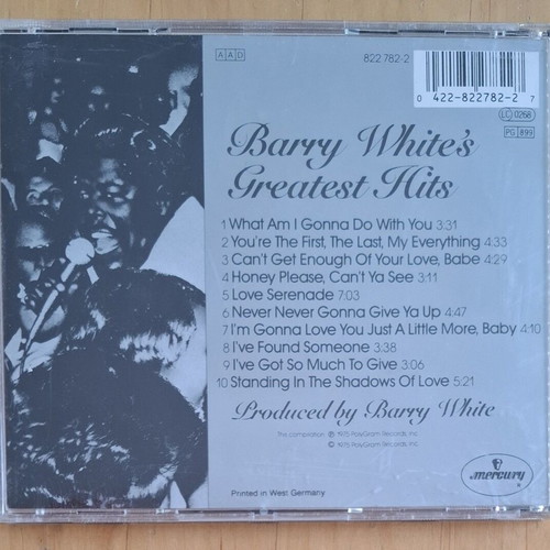 Barry White's Greatest Hits CD used, R&B Soul compilation