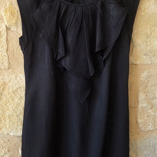 Monsoon Black Sleeveless Shift Dress like new