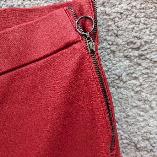 Pull & Bear faux leather pants new, red, size S