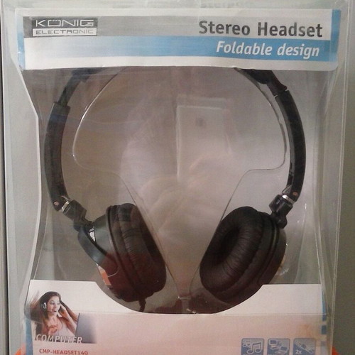 Konig Electronic Stereo Headset with Foldable Design