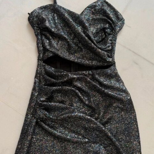 Zara metallic dress size S like new, -  6,00 - Vendora.cy