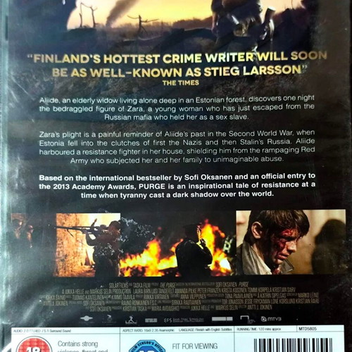 The Purge DVD war drama movie with Laura Birn, sealed, English subtitles