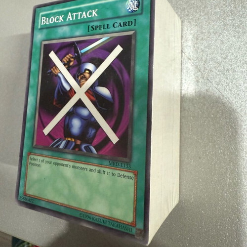 Block Attack Yugioh card new, Near Mint
