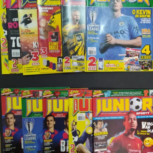 Junior sports kids magazines like new, pack of 11