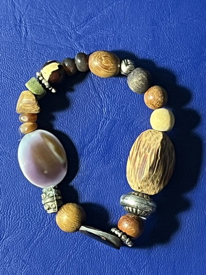 Boho bracelet with mixed beads like new