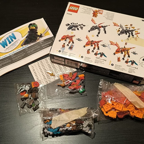 Lego Ninjago Kai’s Fire Dragon EVO 71762 used complete set with box and instructions
