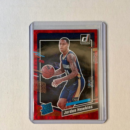 Κάρτα Jordan Hawkins Rated Rookie Red Holo 2023-24 Panini Donruss καινούργια