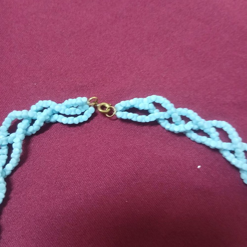 Women's necklace light blue like new