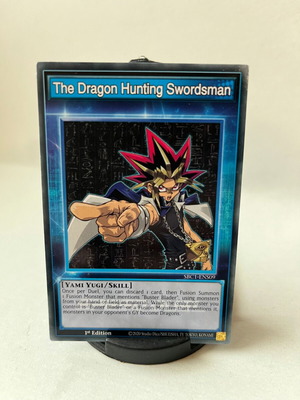 The Dragon Hunting Swordsman κάρτα Yu-Gi-Oh σαν καινούργια, 1η έκδοση