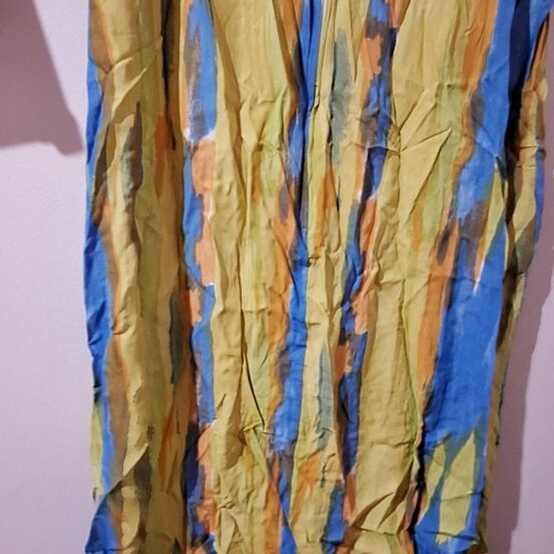 Dress light green blue new, size XL with side slits