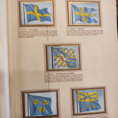 Album with European countries flags used