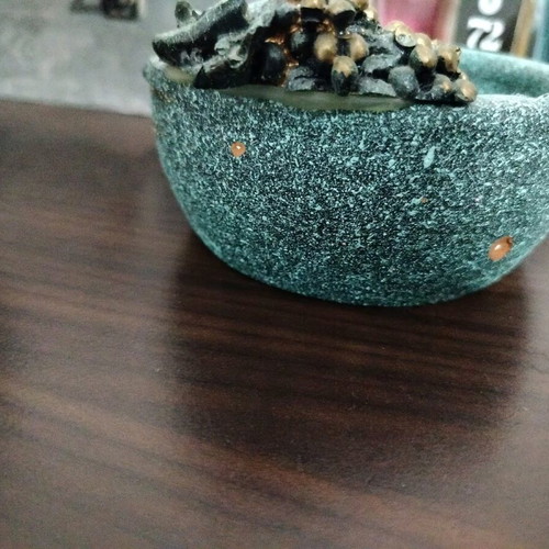 Set of vase, ashtray and fruit bowl ceramic like new