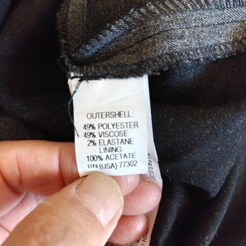 Zara Basic Dress Large Gray like new, viscose