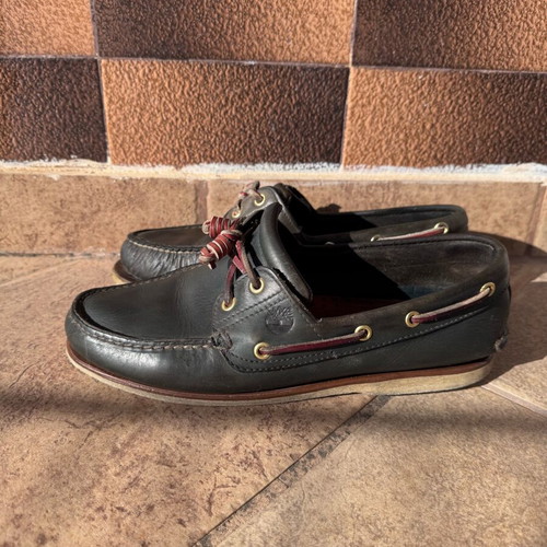 Timberland boat shoes used, size 43, blue and brown