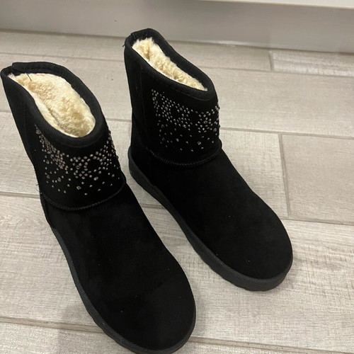 Women's black ankle boot like new, size 36