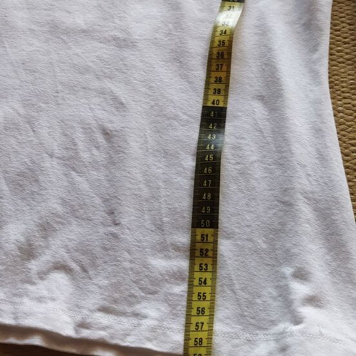 Fitted blouse with transparency size M like new, white