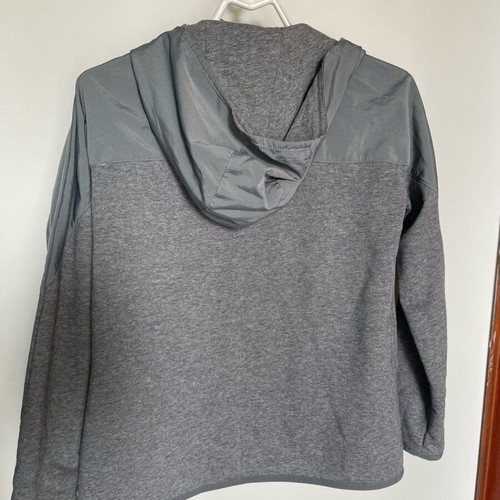 Nike hoodie L teen like new, grey