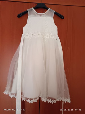 White baby dress like new