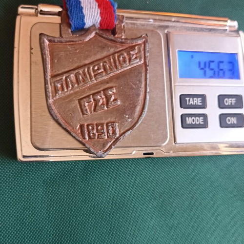 Collectible Commemorative Medal Panionios G.S.S. 1890 Swimming like new