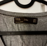 Zara blouse gray medium like new