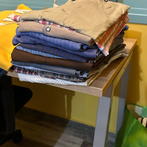 Men's shirts used, pack of 12, sizes L-XL and slim fit L