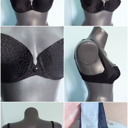 Lejaby bras like new, pack of 2, black, pushup models