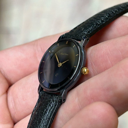 Michel Latour Swiss Swiss watch with leather strap like new