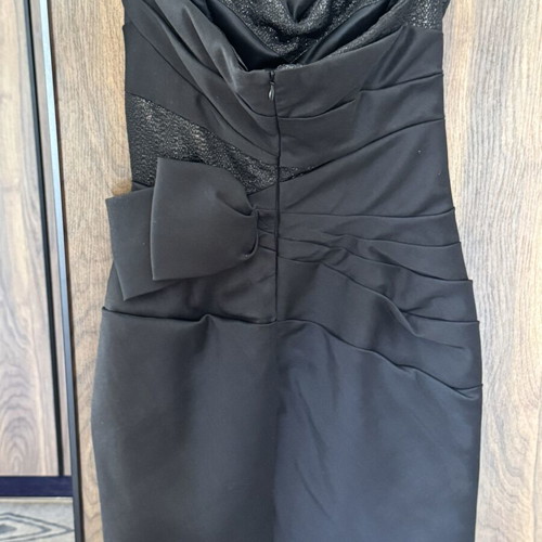 Viktor & Rolf Black Dress 2010 Limited Edition strapless mini dress