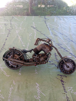 Μηχανή χειροποίητη μεταλλική μεταχειρισμένη για συλλέκτες Harley