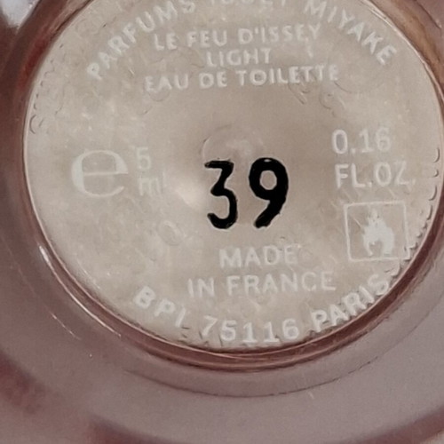 Issey Miyake Le Feu D'Issey Light Eau de Toilette 5 ml new, vintage