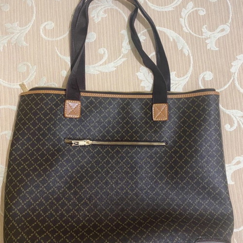 La tour Eiffel shoulder bag like new, black and brown