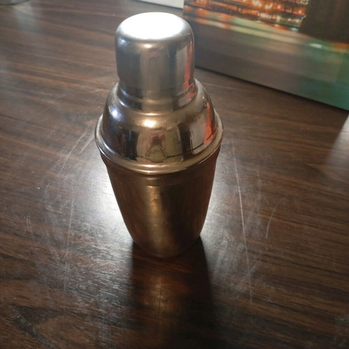Cocktail Shaker type Cobbler inox 300ml like new