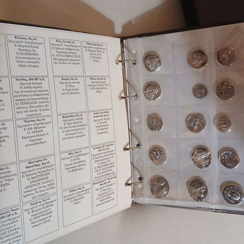 The 100 Most Beautiful Ancient Greek Coins, luxury case with explanatory texts