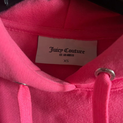 Juicy Couture pink hoodie size XS like new