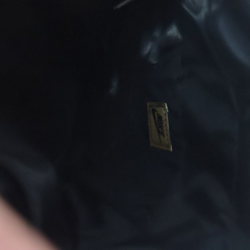 Nike shoulder bag used, black and gold with logo imperfections