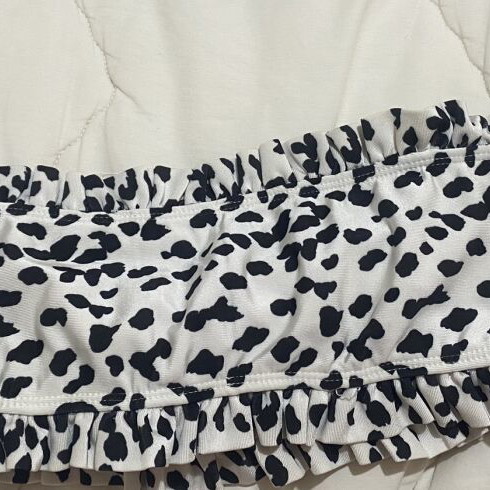 Unique21 Dalmatian Off-Shoulder Bikini Top size S like new