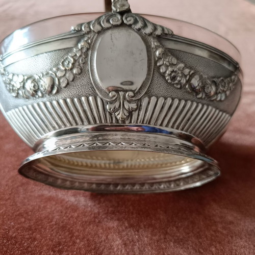 Vintage Bonbonnière Basket Art Nouveau Style Silver Plated Like New