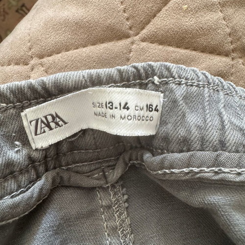 Zara gray open pants for boys like new