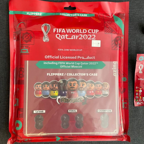 Fifa World Cup Qatar Flipperz collector's case new