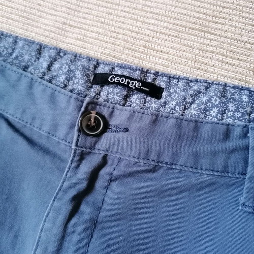 George men's shorts XL like new, blue, 100% cotton