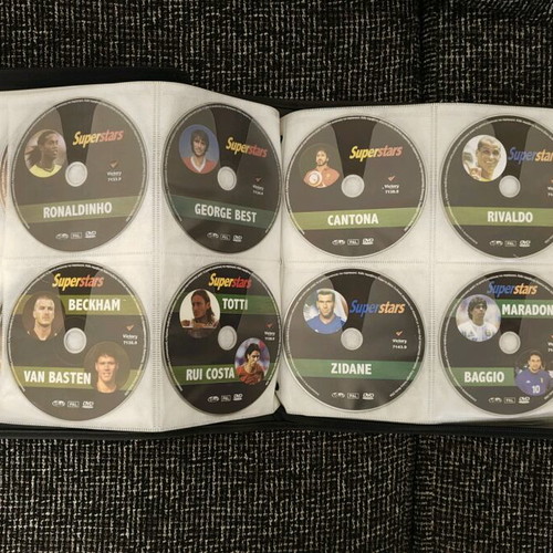 Box set of 148 sports DVDs new with top moments