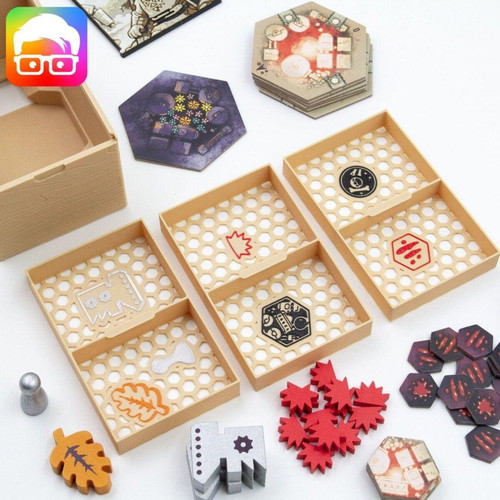 Defenders of the Wild Board Game Organizer New, 3D Printed Insert