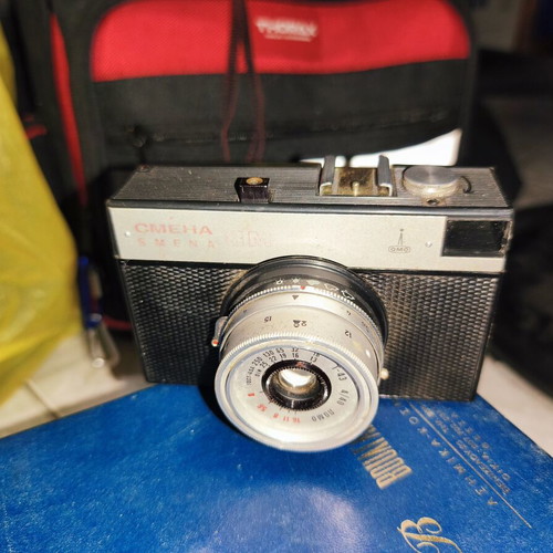 Smena camera used, made in USSR