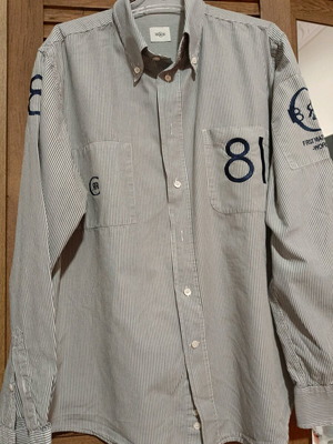 Cerruti 1881 men's shirt used, size XL, turquoise